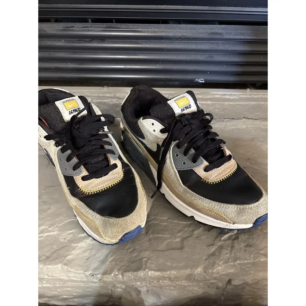 NIKE AIR MAX 90 SE Grey Fog Alter &‎ Reveal Pack Men Sz 10 DO6108-001 Sneakers